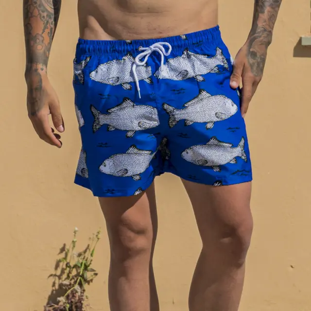 Μαγιό Noshame® -Blue Pattern - 682135 - S