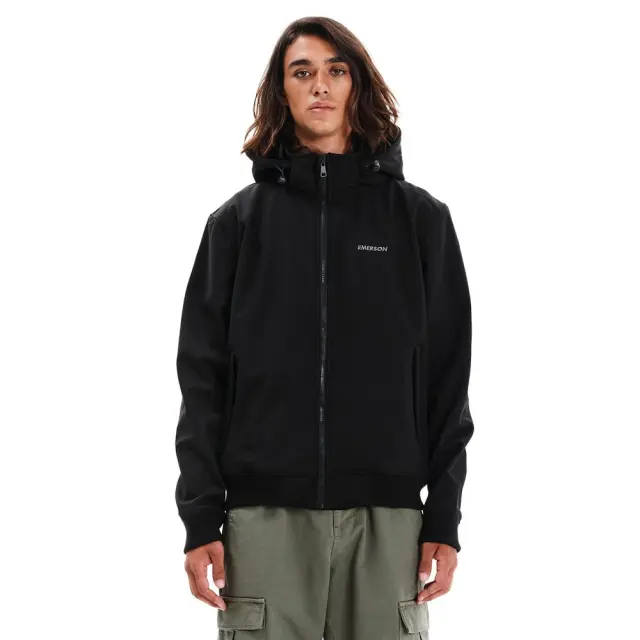 Emerson Bonded Bomber Jacket (252.EM11.08-Black) - Μαύρο - XXL