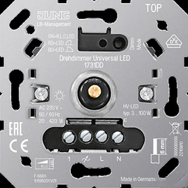 Dimmer Insert,Rotdim,3-400W,20-420V