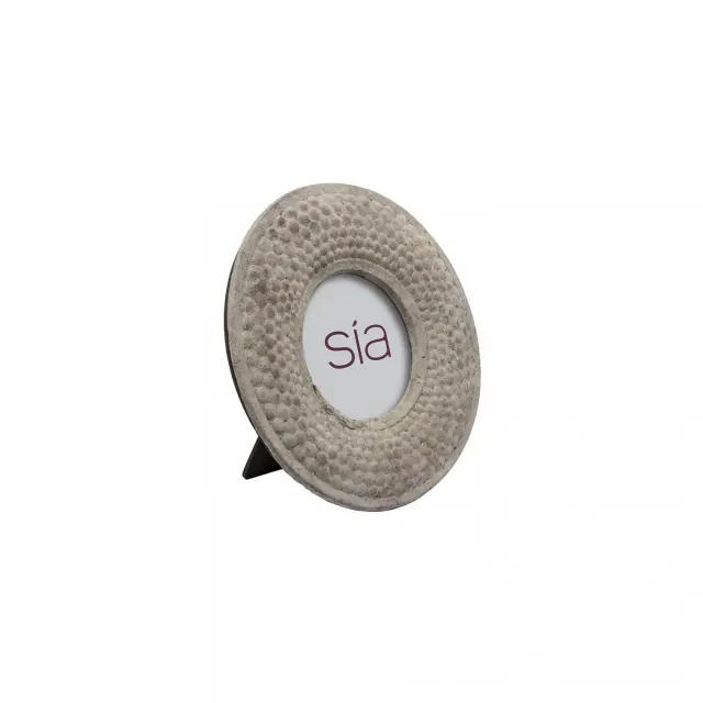 SIA - ΚΕΡΑΜΙΚΗ ΚΟΡΝΙΖΑ 9Χ9 ΓΚΡΙ - 18,5cm ΔΙΑΜΕΤΡΟΣ - One size
