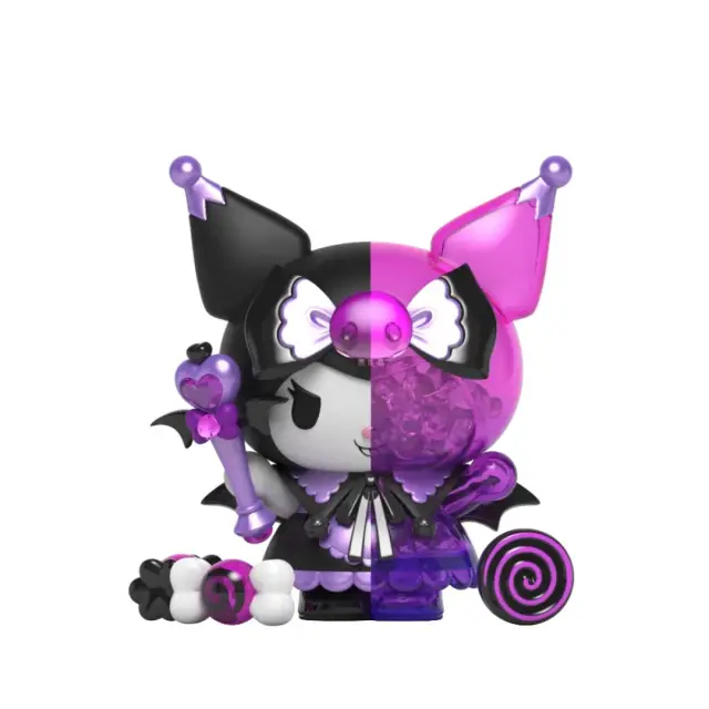 Mighty Jaxx Kandy Sanrio Kuromi Spooky Fun Series Συλλεκτική Φιγούρα 15cm με Halloween Σχεδιασμό + Διάφανο Candy Effect