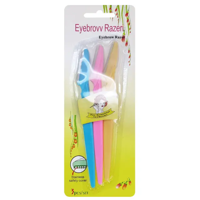 Ξυραφάκια Φρυδιών Σετ=3Τμχ 14,5cm 4teen4ty 431131