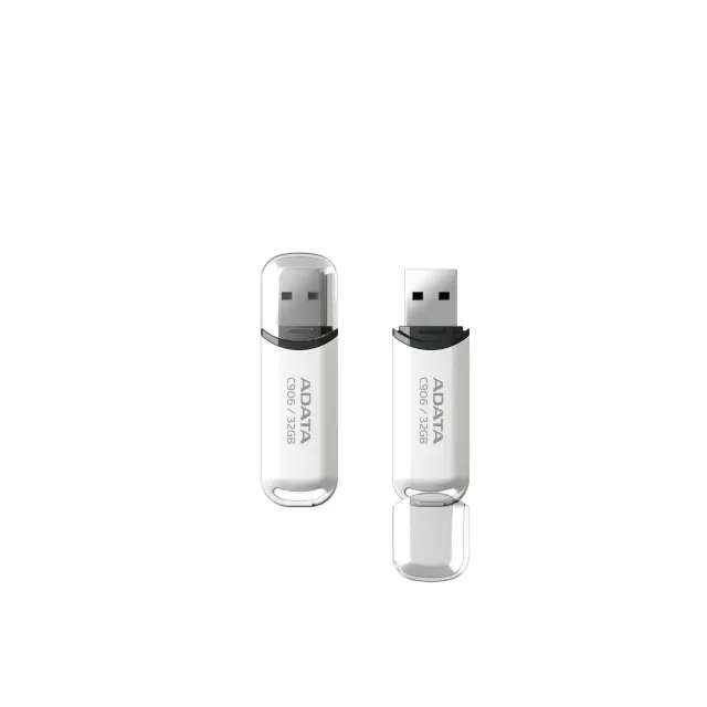 Adata 32GB C906 USB flash drive USB Type-A 2.0 White (AC906-32G-RWH) (ADAAC906-32G-RWH)