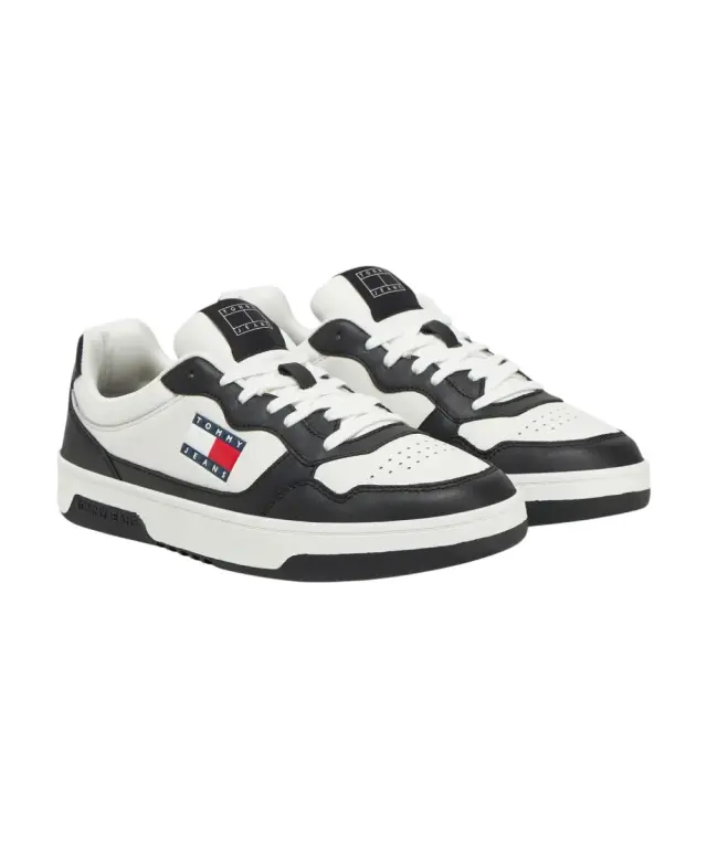 Tommy Hilfiger - Ανδρικά Sneakers Cupsole Leather Ess EM0EM01443-YBL Μαύρο 2