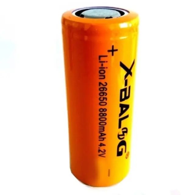 Μπαταρία λιθίου 26650 4.2V 8800mAh X-BALOG