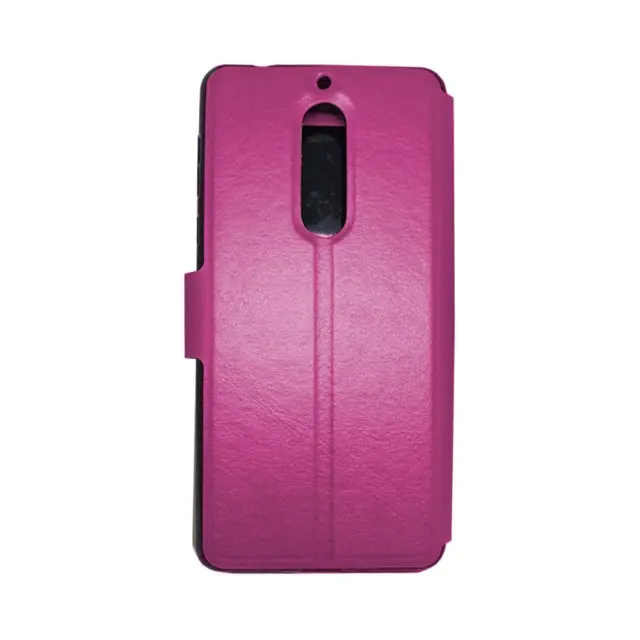 Θήκη Βιβλίο Twin View Book Case Για Nokia 5 Φούξια 2