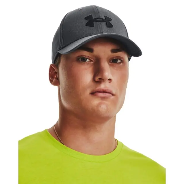 Under Armour Men's Blitzing Adjustable Cap Γκρι Σκούρο 1376701-012 (Under Armour) - One Size 3