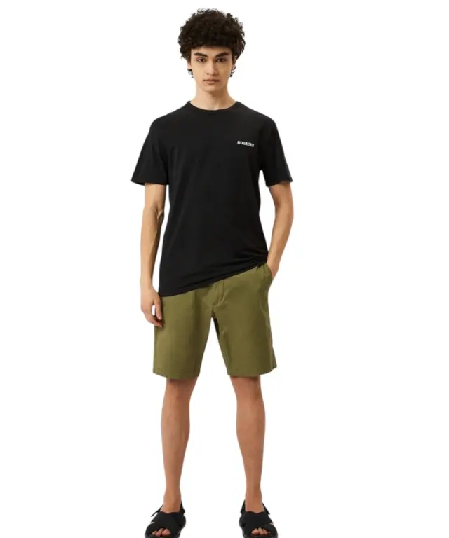 Bikkembergs - Ανδρικό T-shirt Κοντομάνικο BKK2MTS01-BLACK Μαύρο 2