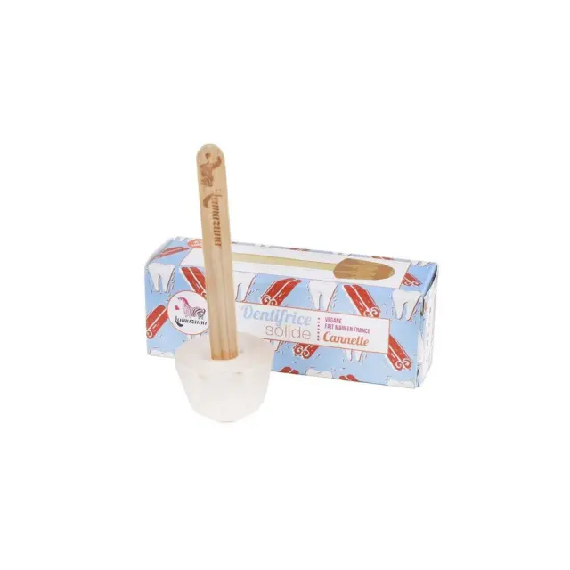 Lamazuna Solid Toothpaste Cinnamon - Φυσική Στερεή Οδοντόκρεμα με γεύση κανέλλας
