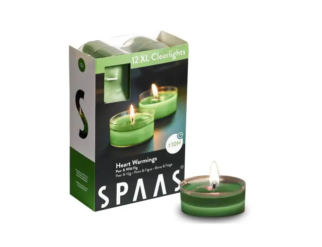 Σετ Διακοσμητικά Κεριά Ρεσώ Spaas με άρωμα Heart Warmings και διάρκεια καύσης 10 ώρες - 12 τεμάχια