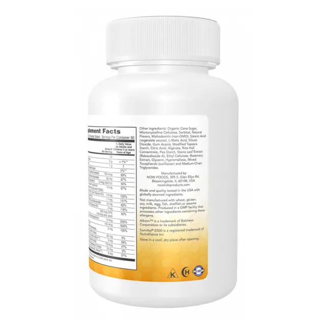 Now Foods Kid Vits™ Berry Lemonade Chewable Tablets 3