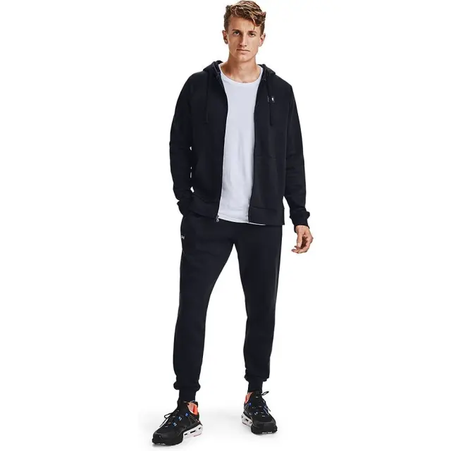 Under Armour Rival Fleece Hoodie (1357111-001) - Μαύρο 3