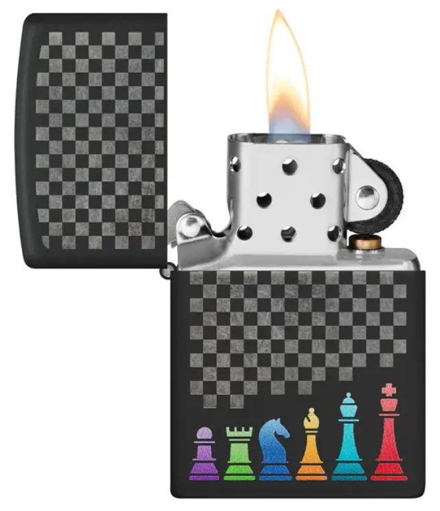 ZIPPO Αναπτήρας - Chess Pieces Design (48662) 2