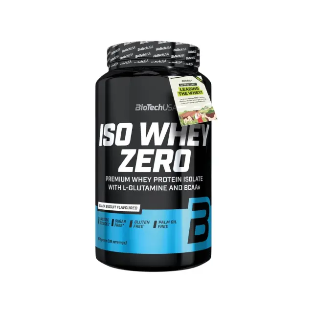 BioTechUSA Iso Whey Zero - 908g Black Biscuit