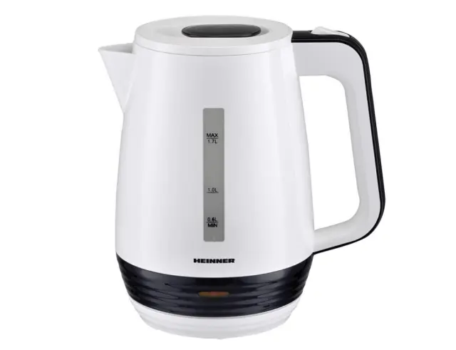 Βραστήρας Heinner HEK-17WH με χωρητικότητα 1.7L και ισχύ 2200W HEK-17WH 2