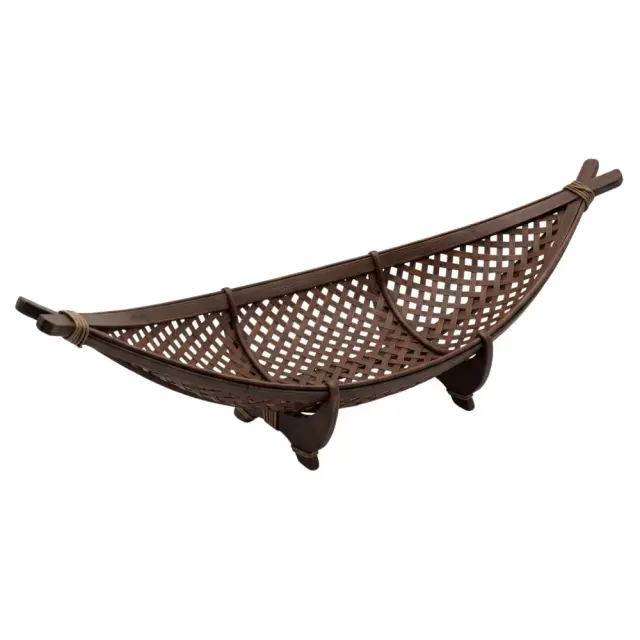 Δίσκος bamboo καφέ γόνδολα 69x20x26cm Iliadis 94943