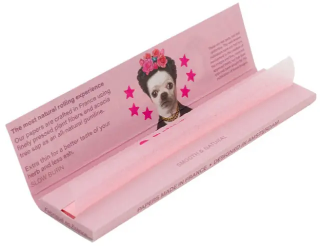 G-Rollz Χαρτάκια Pink (Pets Rozk Mexico) - King Size Slim 50φ. 3