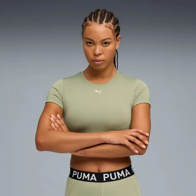 PUMA STRONG Crop T-shirt Γυναικείο - M
