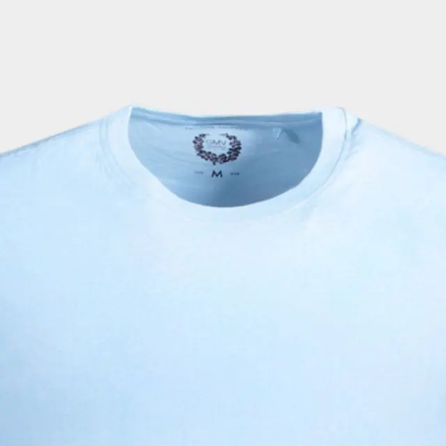 Gian Marco Venturi - Ανδρικό T-Shirt AU01408-LIGHBL Γαλάζιο - 2XL 3