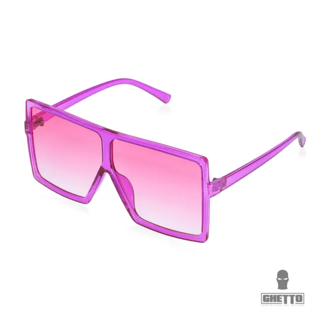 Ghetto Fashion Women Oversized Sunglasses Purple