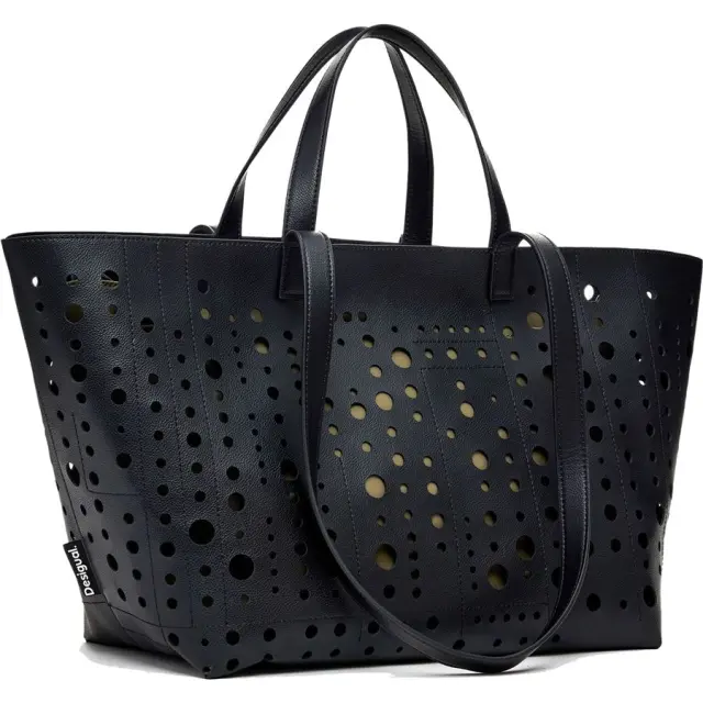 DESIGUAL BLOOMER CAHUIL 24WAXP11/2000 ΤΣΑΝΤΑ ΜΕΓΑΛΗ ΩΜΟΥ ΜΑΥΡΗ