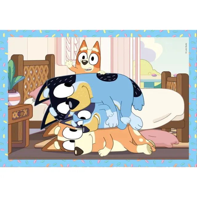 Bluey Play All Day 4-in-1 puzzle Clementoni 3