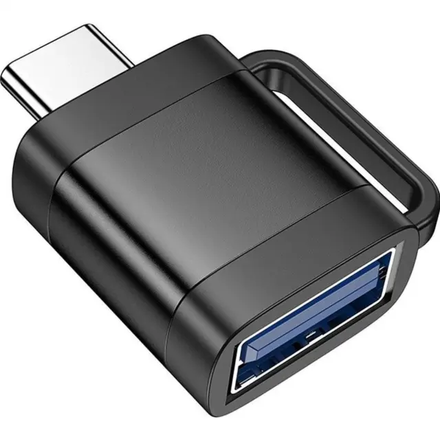 Adapter OTG USB C to USB A Hoco 3A UA31C black 2