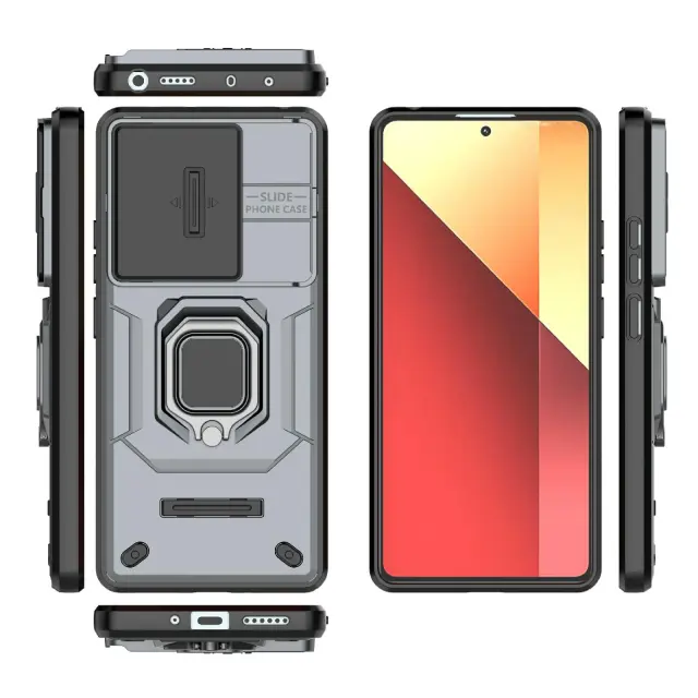 Camshield Armor Θήκη για Redmi Note 14S 4G-Grey OEM 3