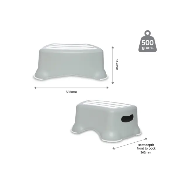 MYCARRYPOTTY My Little Step Stool - Εκπαιδευτικό σκαλοπατάκι / Περλέ γκρι 3