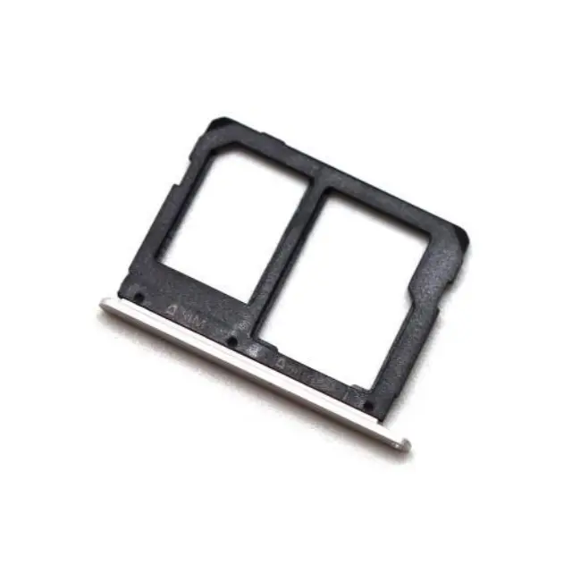 Βάση Κάρτας Sim & SD Samsung A315G Galaxy A31 Ασημί (Original) N62493