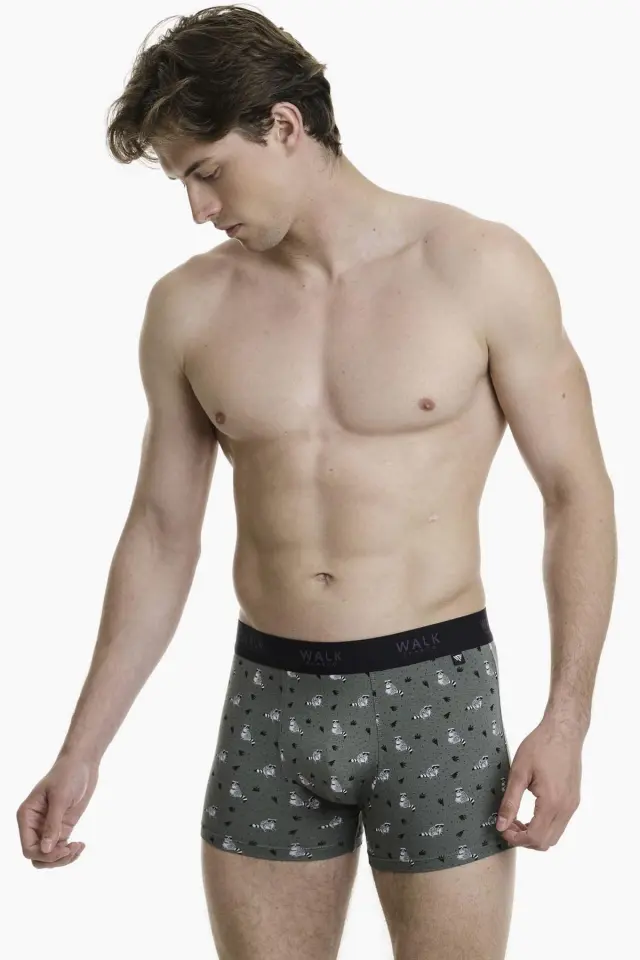Walk Ανδρικό Boxer Bamboo με Σχέδια 3