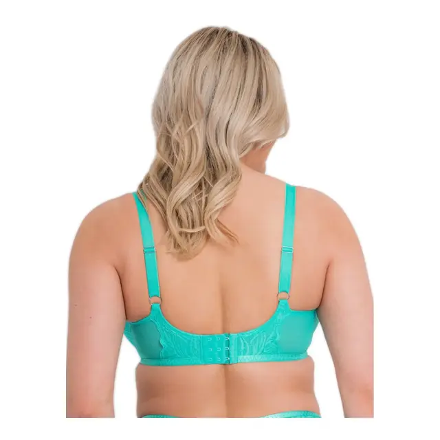 Curvy Kate Γυναικείο Σουτιέν Μεγάλα Μεγέθη Lace Daze Balcony, Χρώμα Blue Lagoon - 80E 2