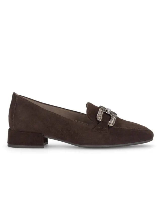 Gabor Μοκασίνια-Loafers Γυναικείο δέρμα Nubuck Καφέ GAB/400202 006-MOCCA - 43 3