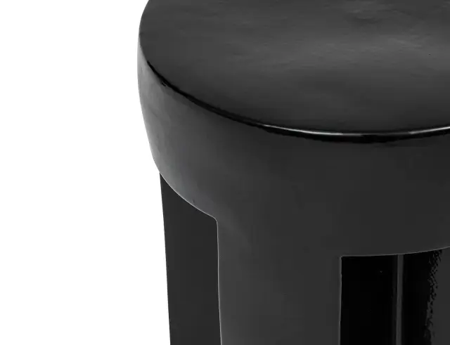 Τραπεζάκι Βοηθητικό Kriz Atmosphera με διαστάσεις 34x41cm - Black 197888A 3