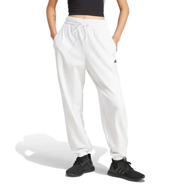 adidas Sportswear Women's Small Logo French Terry Cuffed Pants Άσπρο JD9923 (adidas Sportswear)