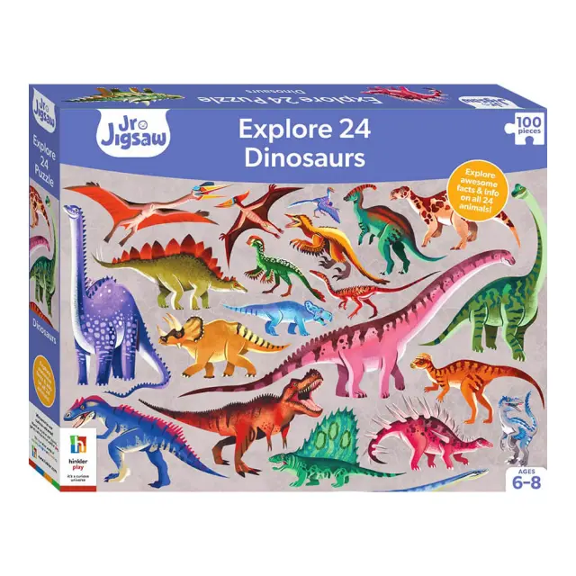 Παιδικό Παζλ 100τμχ Dinosaurs Hinkler