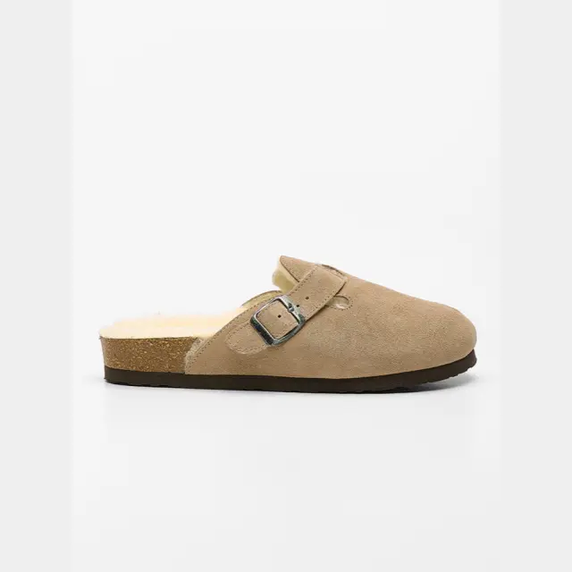 Genuins Σαμπώ Γυναικείο δέρμα Μπεζ GEN/RIVA VELOUR SHEEP G106602 TAUPE