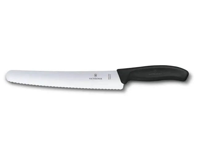 Μαχαιρι τεμαχισμού - ζαχαροπλαστικης Victorinox Swiss Classic οδοντωτό και μήκος λεπίδας 22cm - Black6.8633.22B 3
