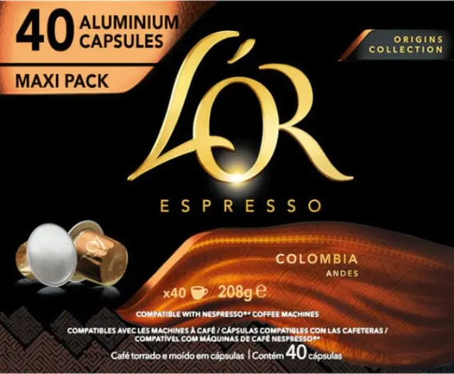 L'OR Colombia Κάψουλες Nespresso 40τμχ