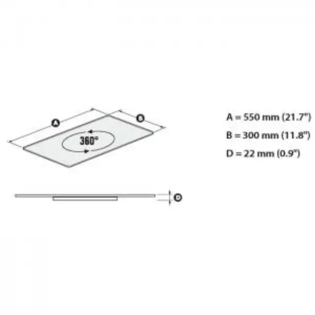 MELICONI ROTOBASE ELITE M 360 TURNING BASE 2