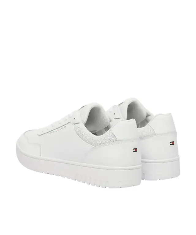 Tommy Hilfiger - Ανδρικά Sneakers Th Basket Core Lite Lth FM0FM05713-YBS Λευκό 3
