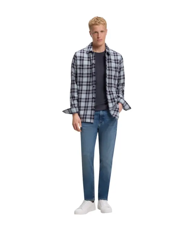 Hugo Boss - Ανδρικό T-shirt Tales Regular Fit 50508584-406 Μπλε 2