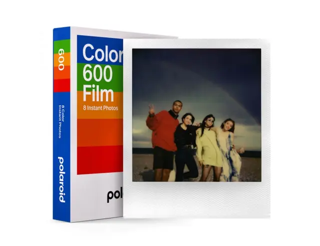 Φωτογραφικό Χαρτί Polaroid Color Film 600 για Polaroid 600 και Polaroid Now, με μέγεθος 10.7x8.8cm - 8 Φύλλα6002