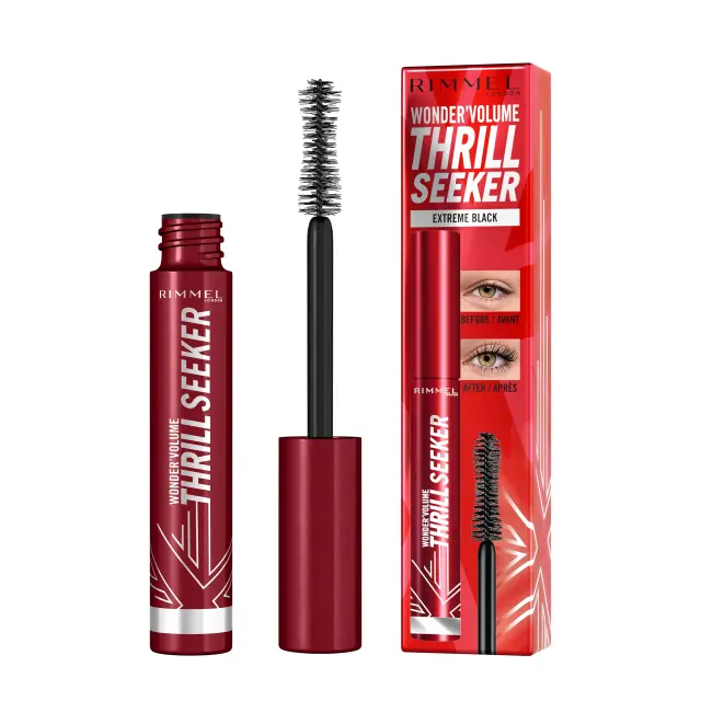 Rimmel London Wonder'Volume Mascara Thrill Seeker mascara for volume Extreme Black 8 ml