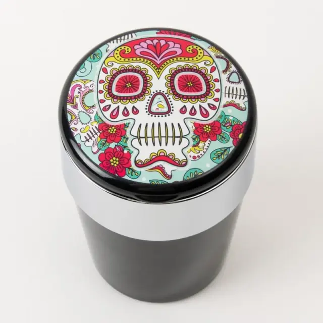 Champ High Skull Car Ashtray with LED 2