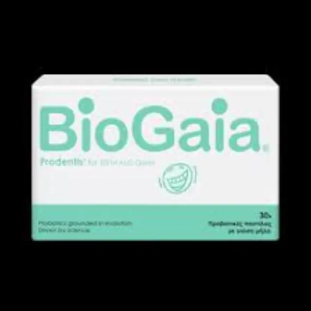 BioGaia Prodentis For Gums & Teeth Probiotics Προβιοτικές Παστίλιες με Γεύση Μήλο για Υγιή Δόντια και Ούλα, 30τμχ 3
