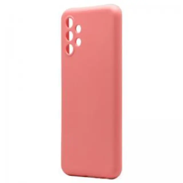 Θήκη Liquid Silicon inos Samsung Galaxy A13 4G L-Cover Ροζ N62627 2