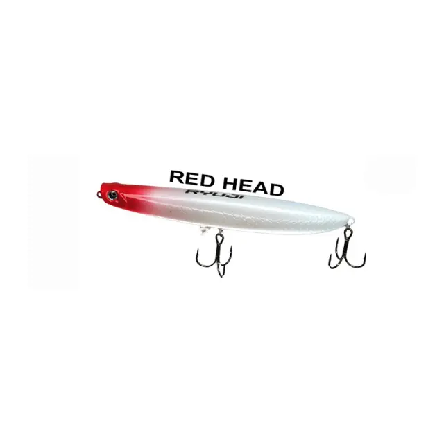 Ryuji B’Zone 120 Floating Topwater Lure 120mm 20g Red Head