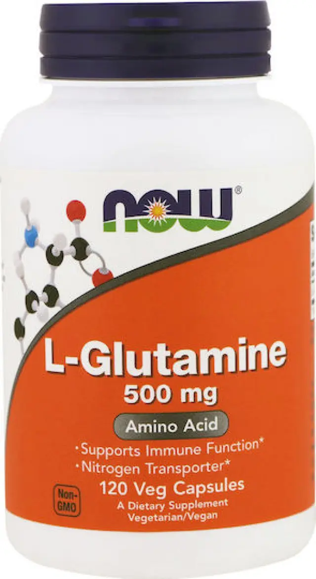 Now Foods L-Glutamine 500mg 120 vcaps (733739000927)