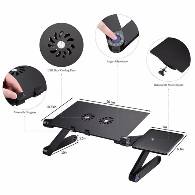 Andowl Q-ZJ56 Βάση για Laptop Με Ανεμιστηρα - Notebook Cooling Bracket 075944 3